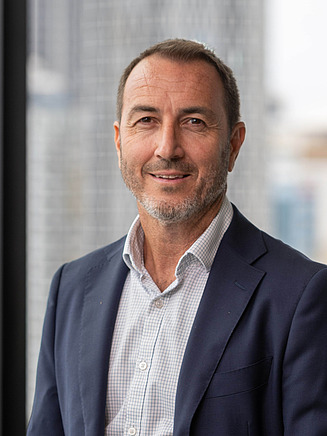Gary Georgiou, representing the Management and Leadership Team of STRABAG Australia. The image highlights leadership engagement and commitment to supporting STRABAG Australia’s operations, people, and projects.